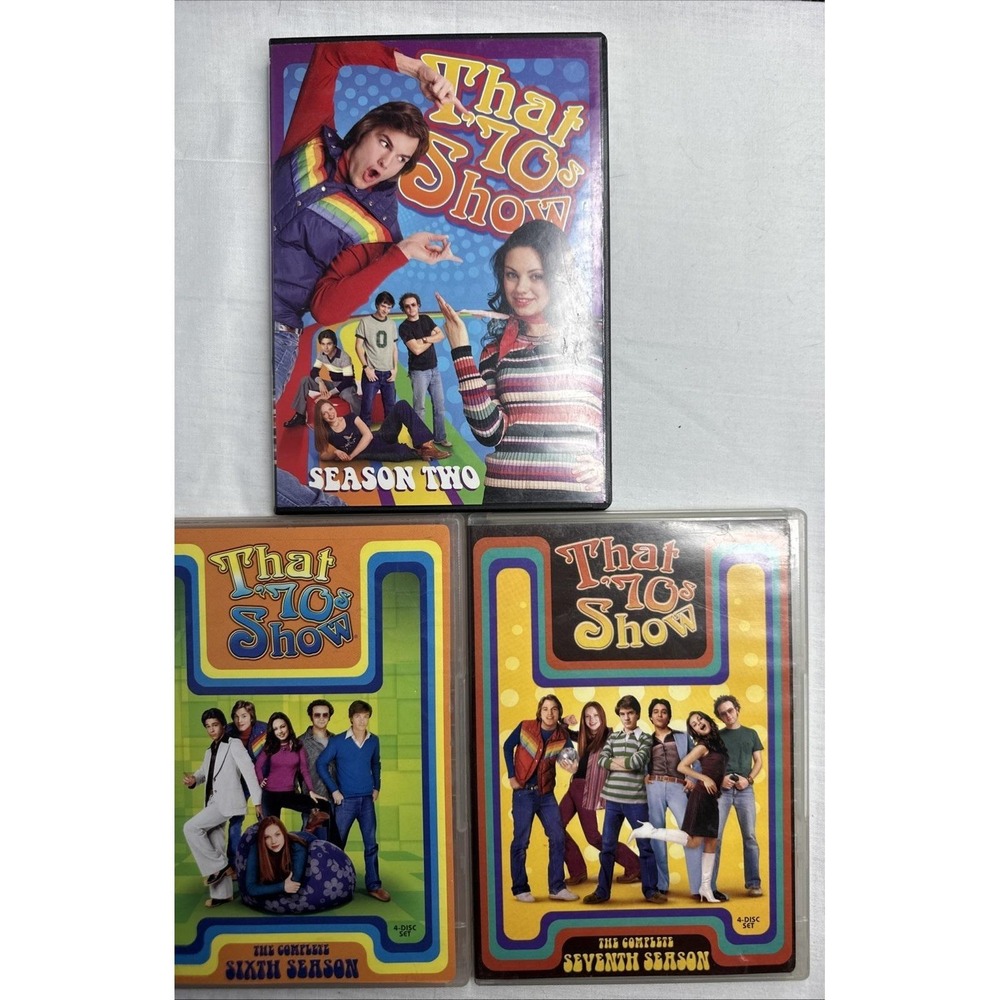That 70s Show Seasons 2, 6, 7 and 8‎ DVDs TV Sitcom Comedy Family Teens